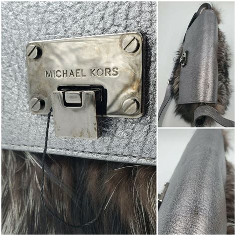 Michael Kors Fox Fur Darrington Bag 